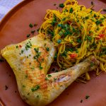 Sopa seca amazonica de gallina – Pâtes au poulet à la sauce amazonienne - Recette péruvienne