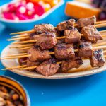 Anticucho de carne – Brochettes de viande marinée péruviennes