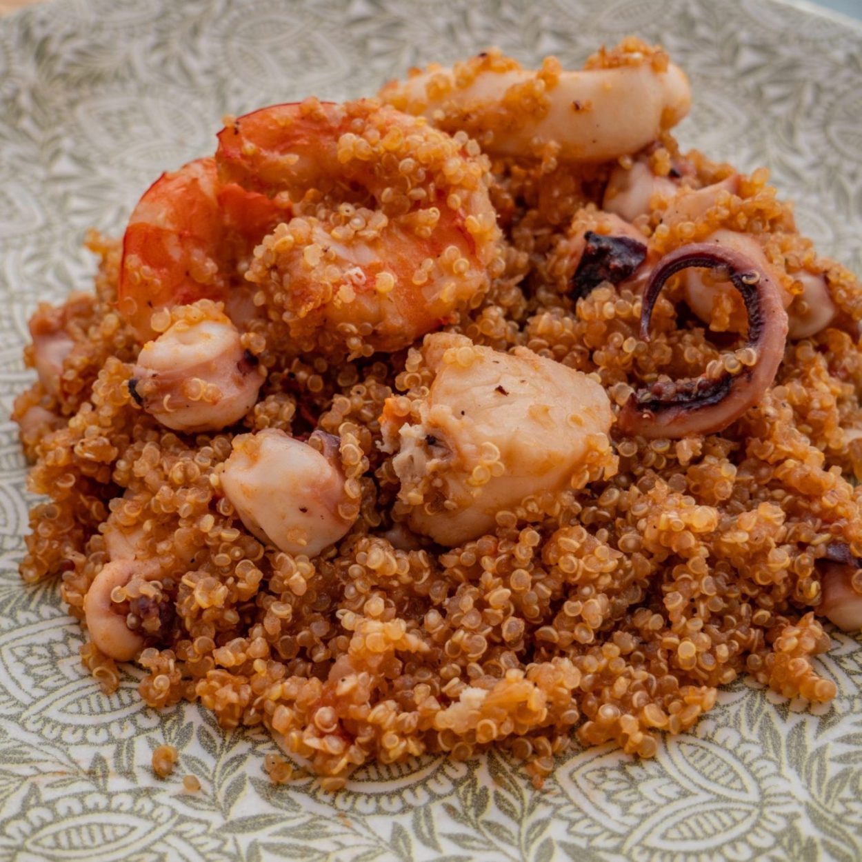 Atamalado de fruits de mer et quinoa – Recette péruvienne