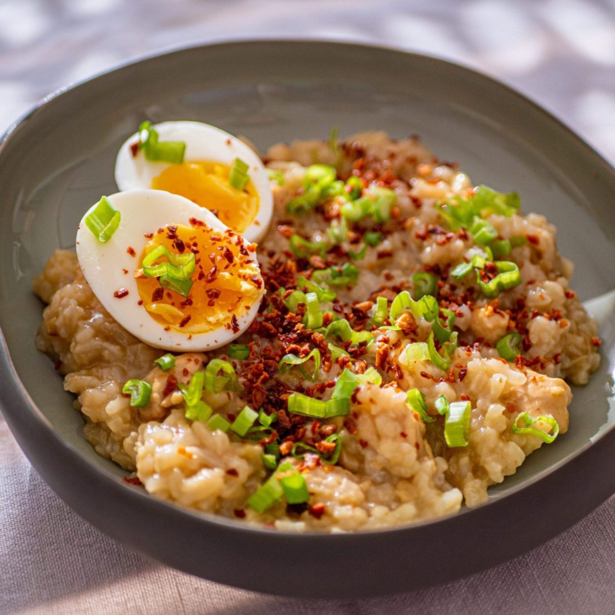 Arroz Caldo – Congee de riz au poulet – Recette philippine