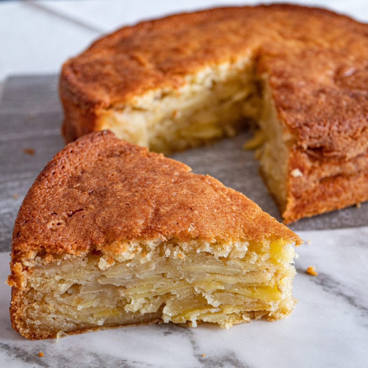 Kuchen Borracho – Gâteau aux pommes – Recette chilienne
