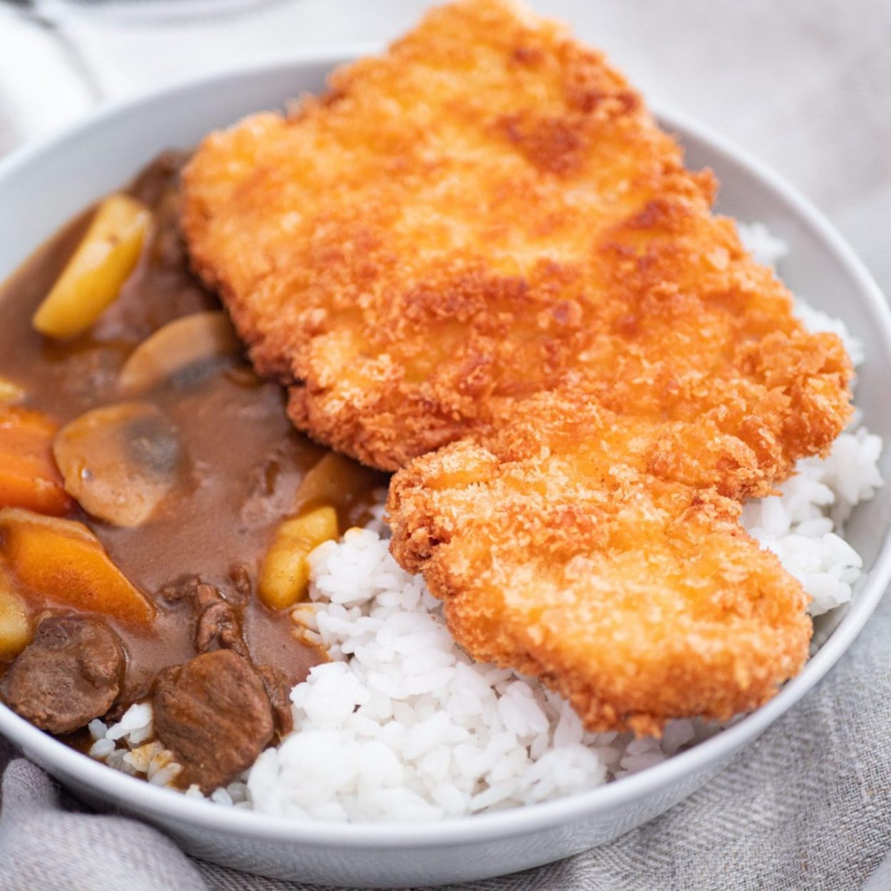 Katsu curry – Curry japonais au katsu de poulet