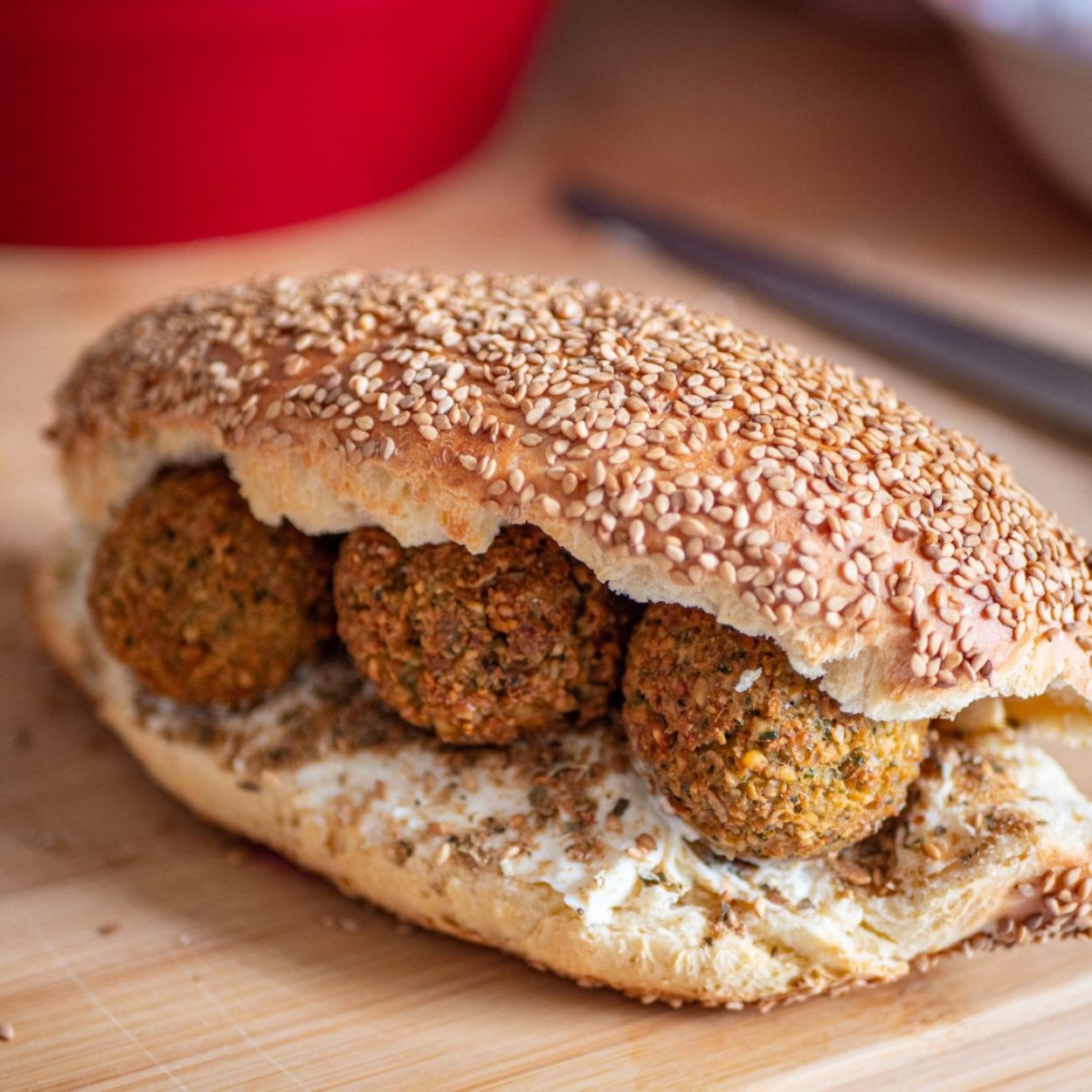 Kaak bread sandwich - Recette jordanienne