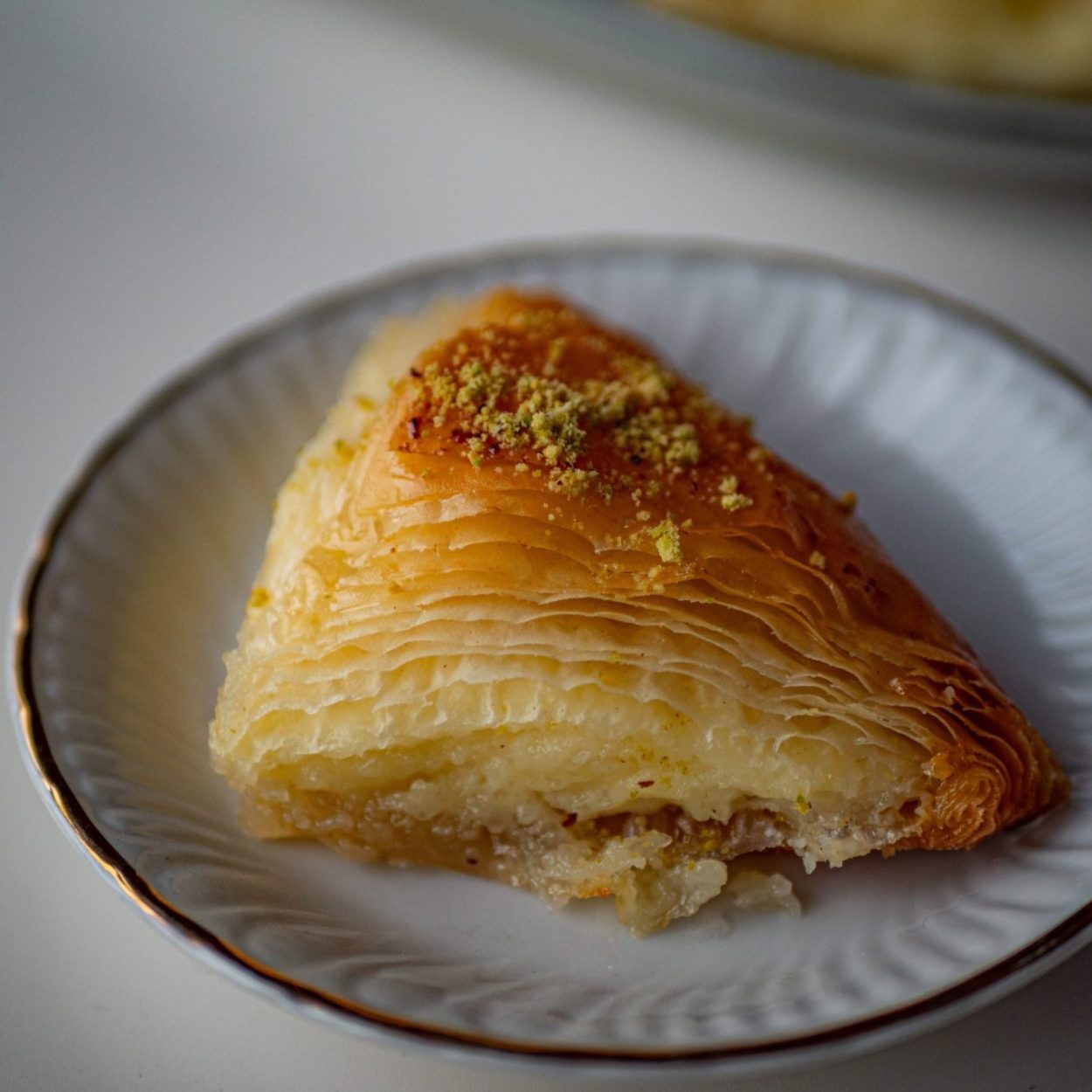 Warabet bil qishta – Feuilleté de pâte phyllo à la crème – Recette Jordanienne