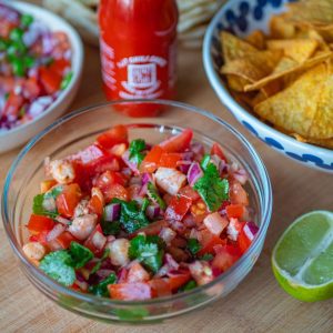 Shrimp salsa – Recette de pico de gallo