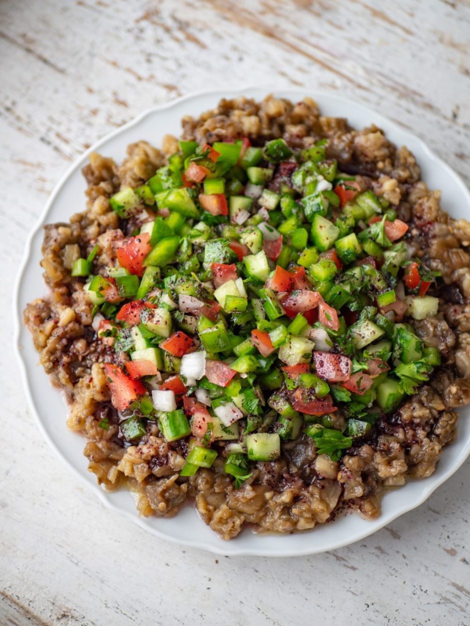 Batenjan El Raheb – Salade d’aubergines libanaise