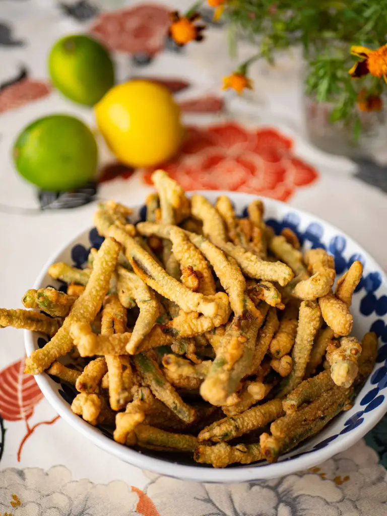 Peixinhos da horta - tempura