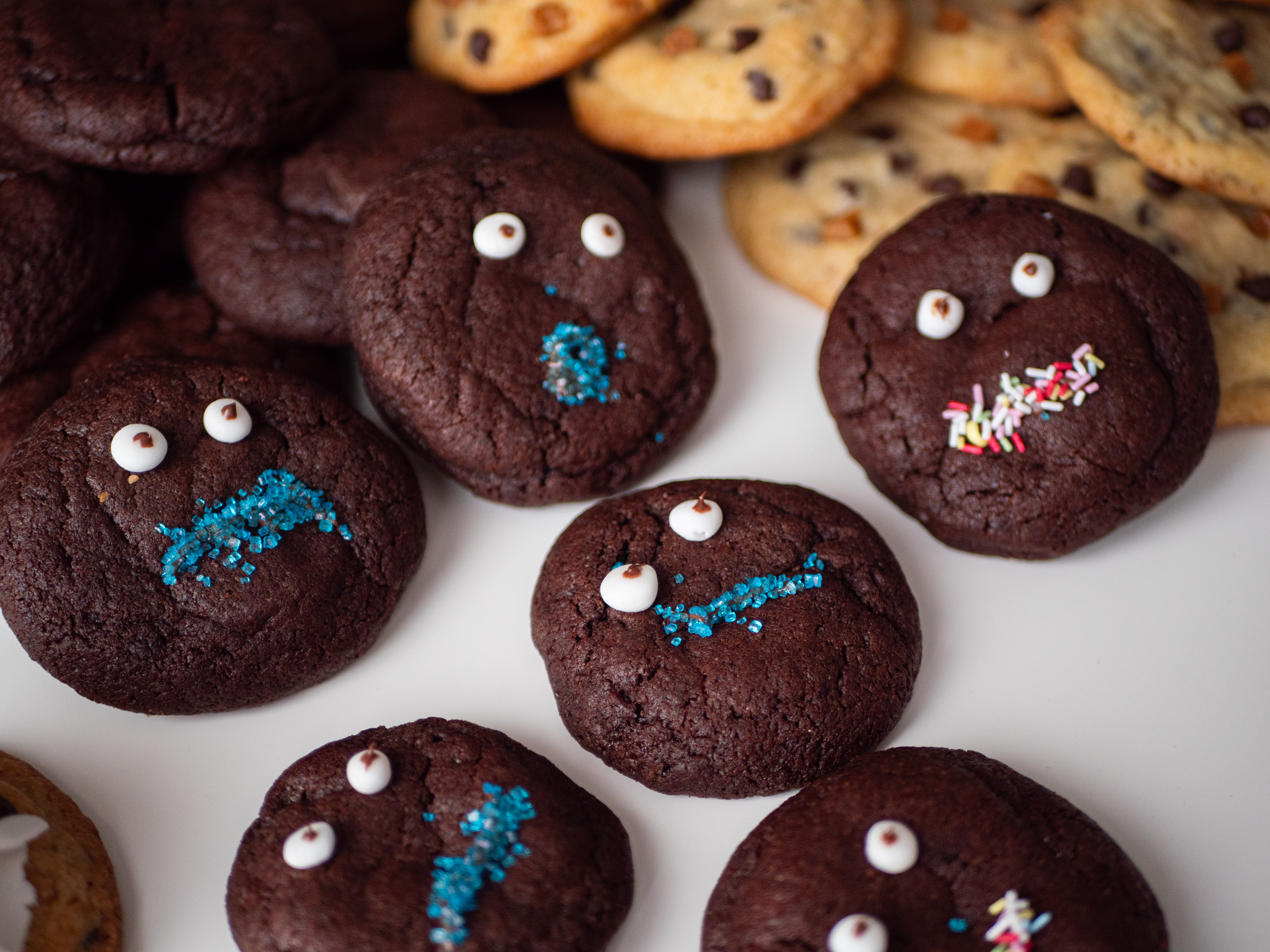 Cookies monstres tout chocolat