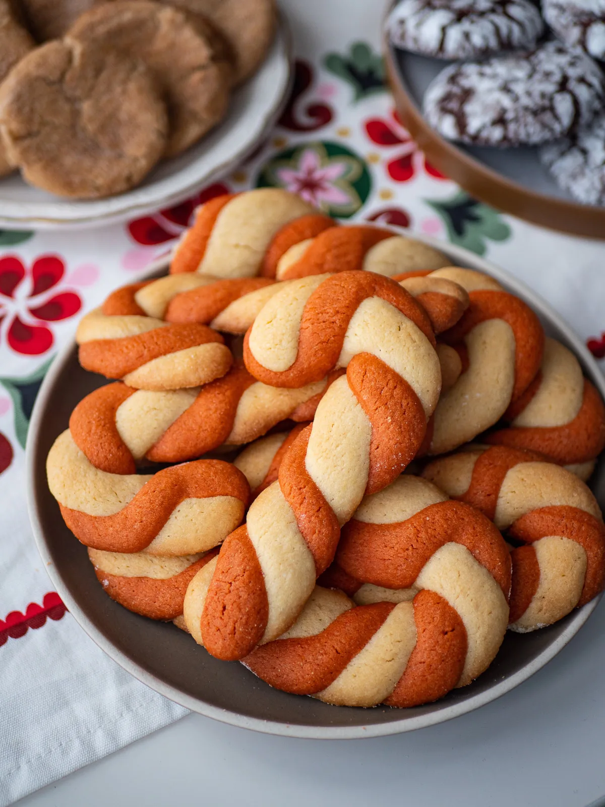 Candy cane cookies, les biscuits canne de noël des USA