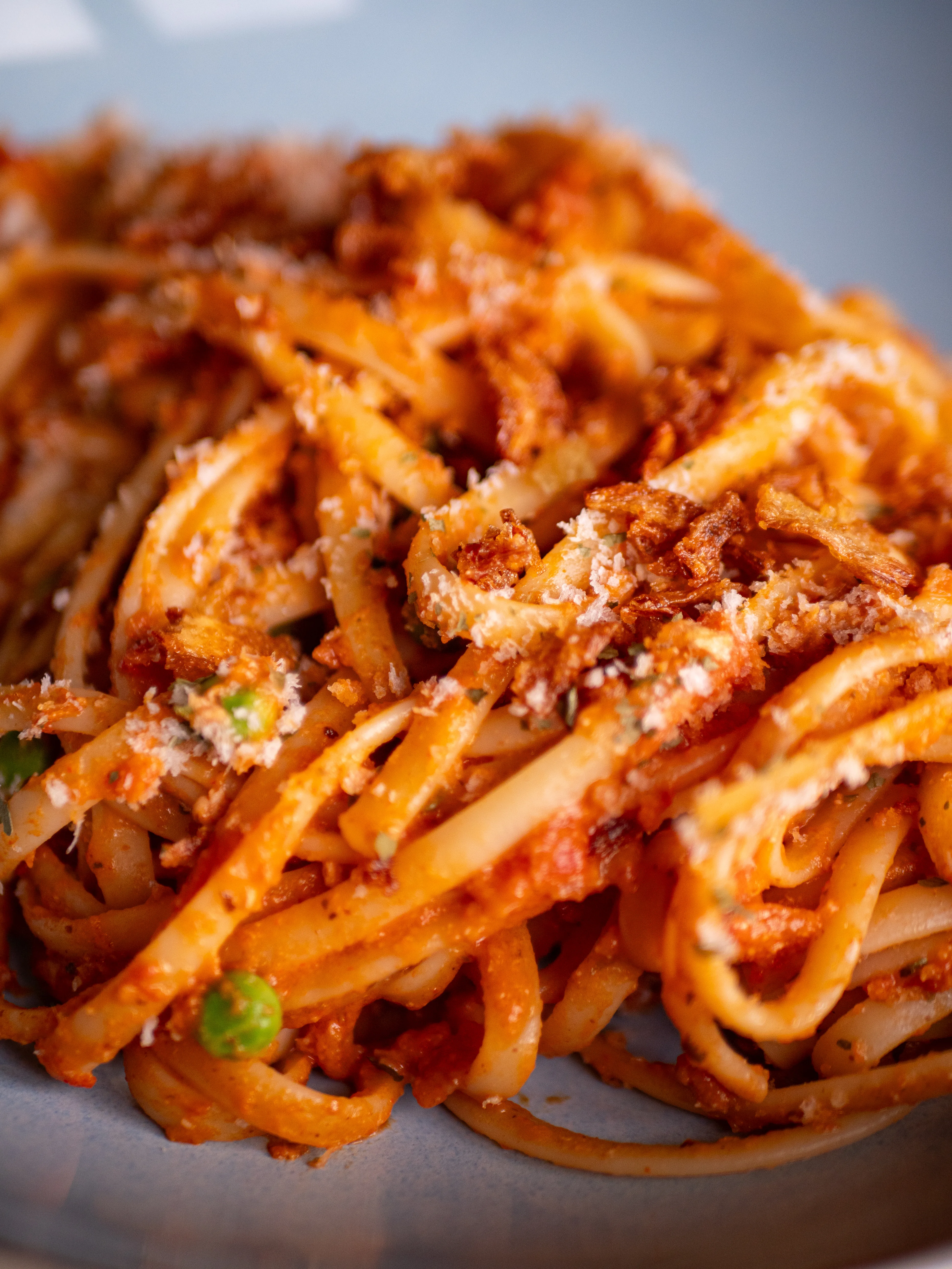 Recette de Pâtes au thon “Retour de vacances” au beurre de cacahuète et origan