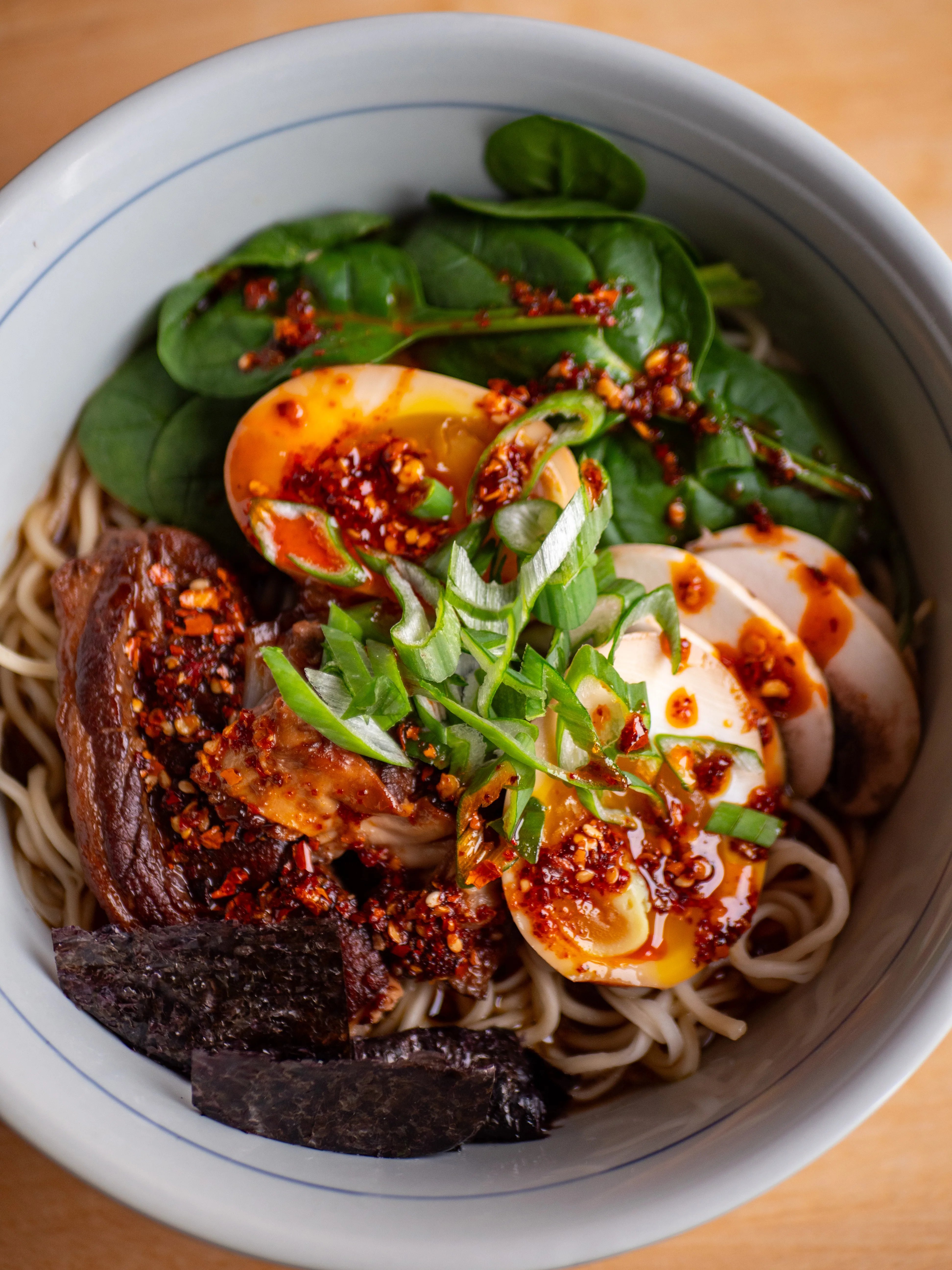 Shōyu Ramen au Chāshū de veau
